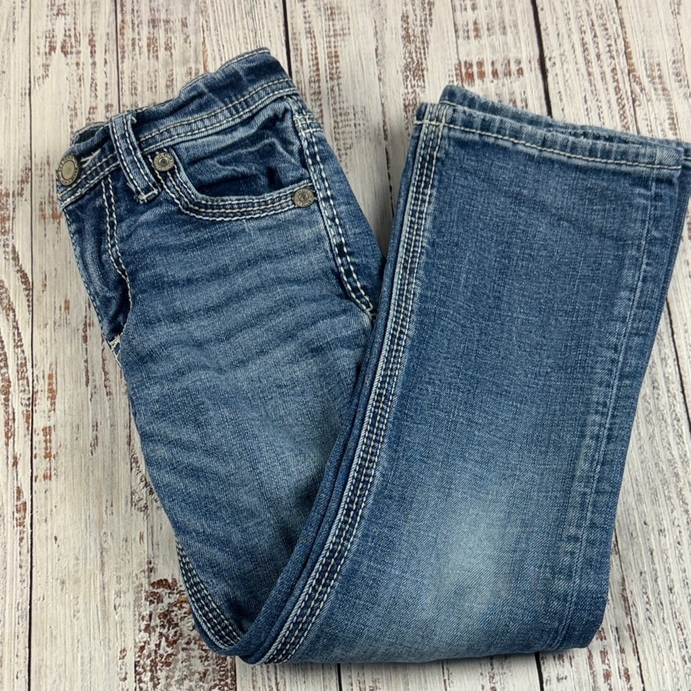 BKE “ CONNER” boot cut leg blue jeans  size 6 - Picture 10 of 14